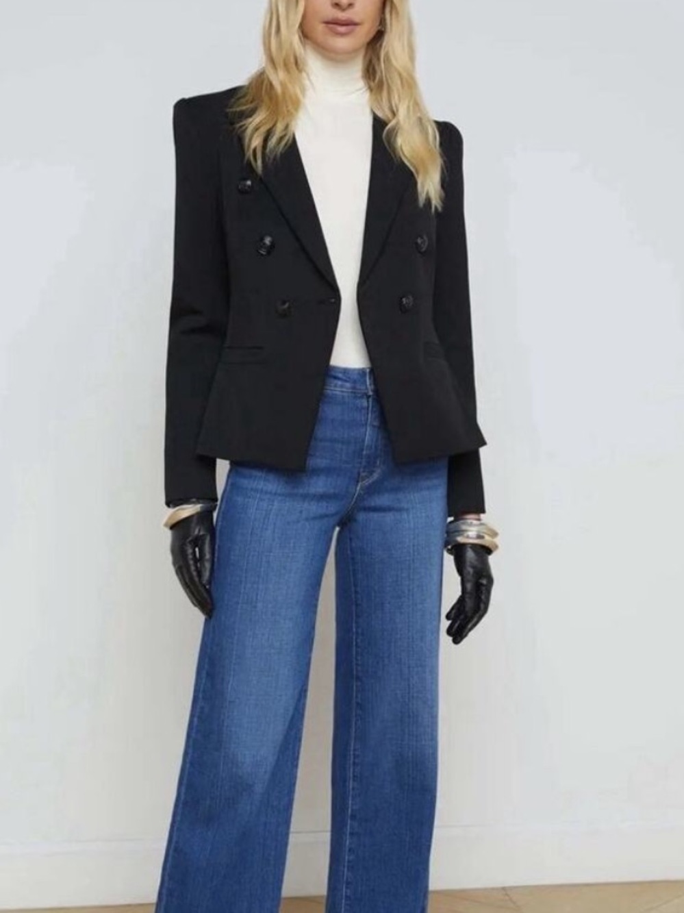 Lagence Marie Double Breasted Slim Fit Blazer NWT - Picture 3 of 10